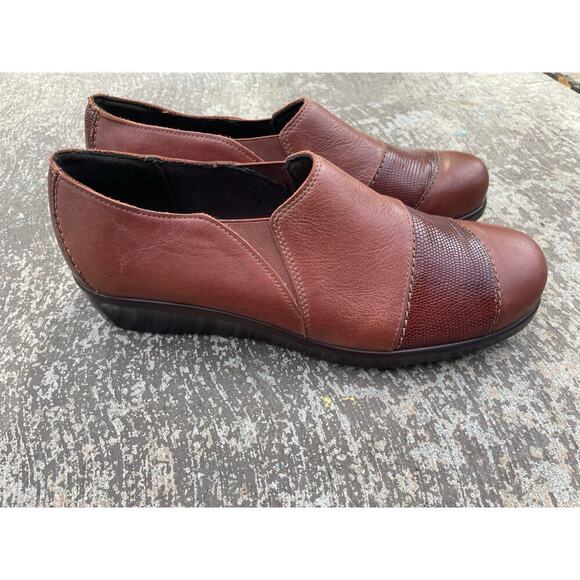 SAS Shoes Nora Slip on Loafer Auburn/Lizard Womens size 9.5 - Picture 3 of 6